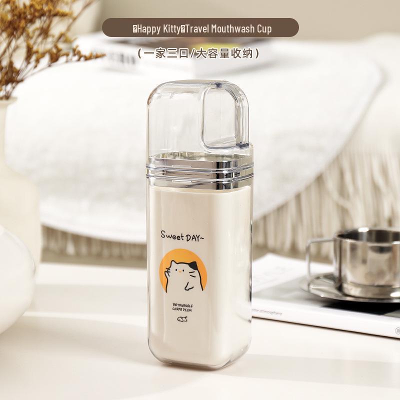 

Набор 3-в-1 для хранения зубной щетки в путешествии и стаканчик для полоскания рта для электрической зубной щетки и зубной пасты 3-in-1