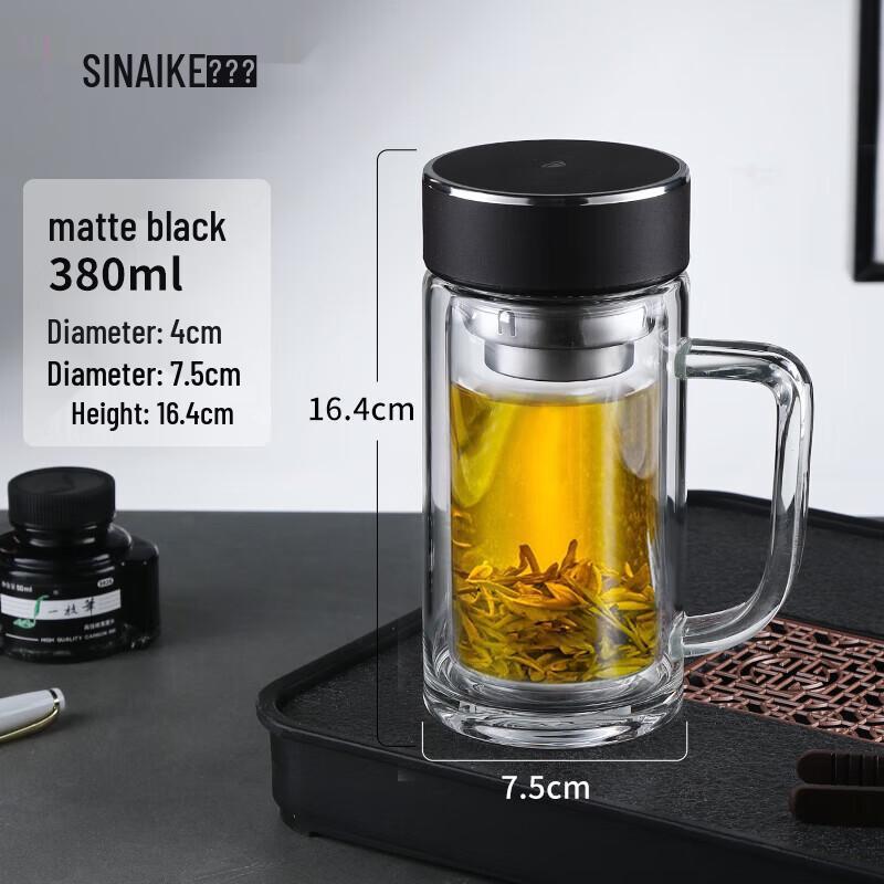 

Snike 1712 Double-Layer Glass Office Mug
