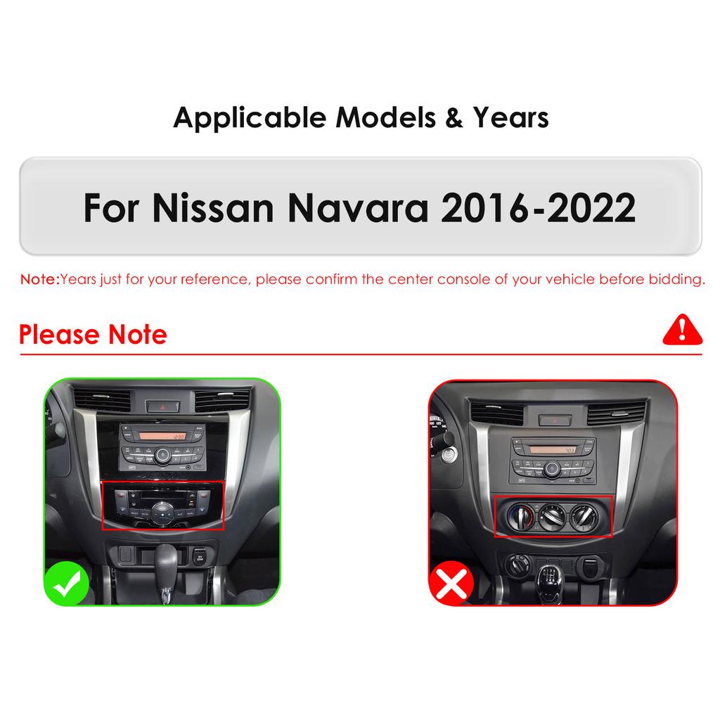 OSSURET 9.7 Display Screen Carplay Android for Nissan Navara 2016-2022 NP300 WiFi Car Multimedia Player Intelligent Screen Video Navigation Radio GPS
