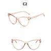 Ladies' glasses, retro cat-eye glasses.
