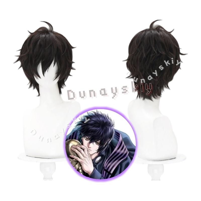 

Anime Record Of Ragnarok Beelzebub Cosplay Costume Wig Shoes Cloak Black Coat Purple Scarf Halloween Carnival Dunayskiy@# XS-Shoes Size35