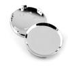 Rhinotuning Wheel Center Caps 64mm 61mm 4pcs Plated Silver Wheel Cover Center Cover
