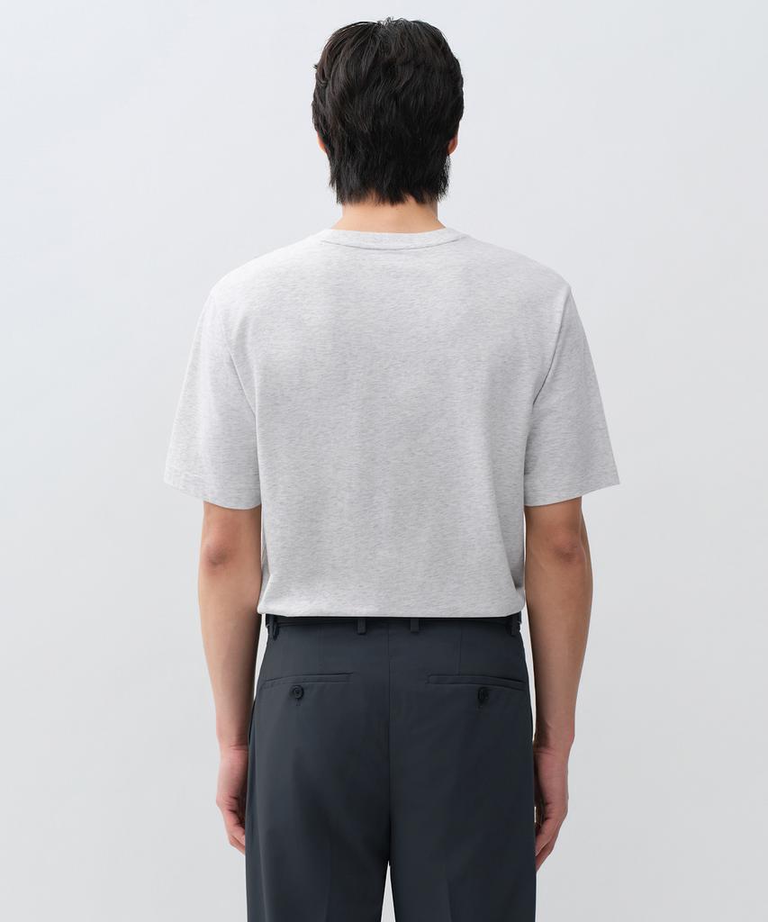 MUSINSA STANDARD [Cooltandard] Regular Crew Neck T-Shirt [Melange Light Gray]