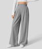 New European and American Drape High Waist Wide Legs Loose and Versatile Casual Loose Trousers Women
