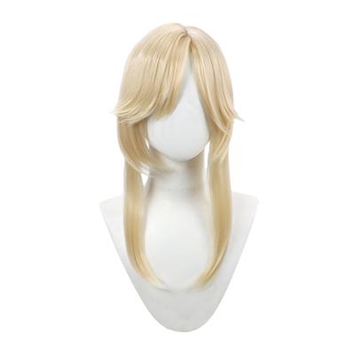 LAOBAO Ade Cosplay Wig, Blonde, Medium-Long Hair, Heat-Resistant, Disguise Wig, Costume Accessory, Perfect for Parties, Festivals, and Halloween