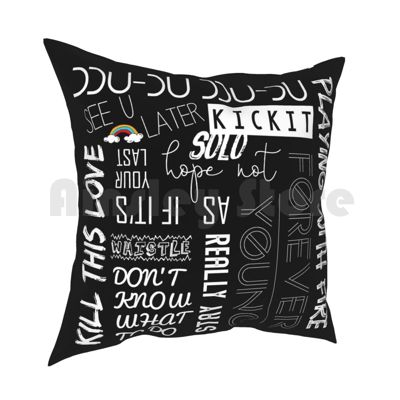 Songs Pillow Case Printed Home Soft DIY Pillow Cover Bp Lisa Lalisa Manoban Lalisa Jennie Jennie Kim Kim Jisoo Jisoo Ji Soo 30x30cm 12x12in