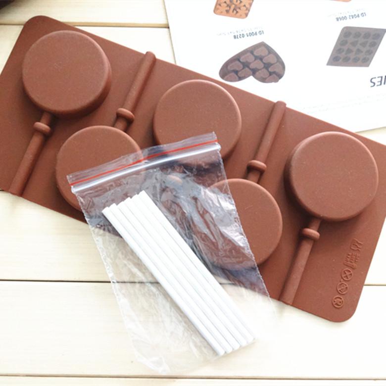 Silicone Lollipop Molds: Various Shapes, Oven-Safe for Small Lollipops and Cakes