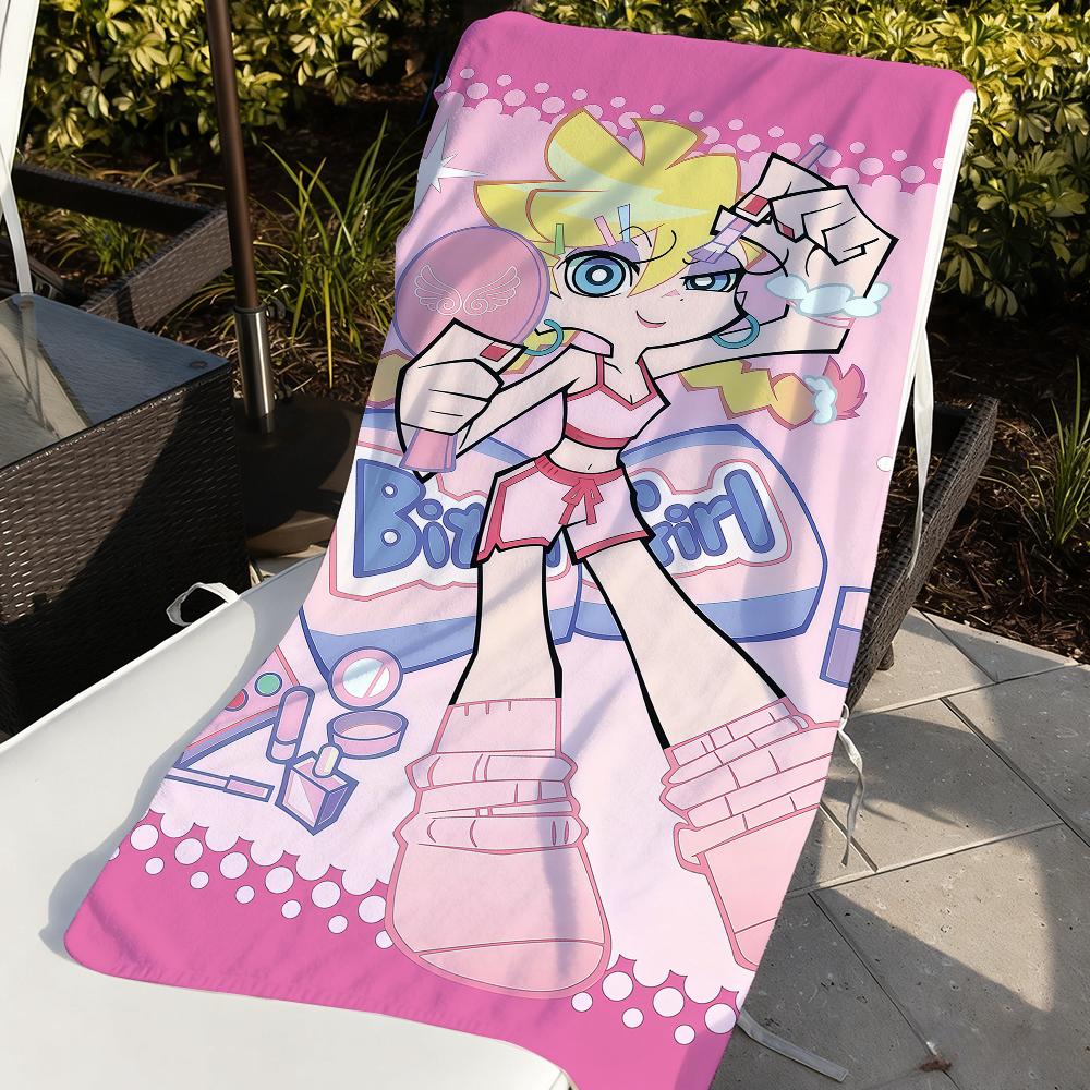 Cartoon P-Panty Stocking Towel Towels For Beaches Yoga Studios Gyms Hot Springs Swimming Pools And Picnics