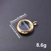 Size 25/35/40mm Round Glass Twist Living Memory Stainless Steel Locket For Jewelry Making DIY Photo Floating Accessories Finding