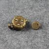 Antique Collection Pure Copper Pumpkin Small Teapot Mini Ornament Home Gift