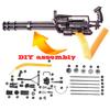 1:6 Scale Toy Mini Gun Model M134 MG42 AK47 98K Rifle Puzzles Building Bricks Assembly Scene Sandpan Game Toy