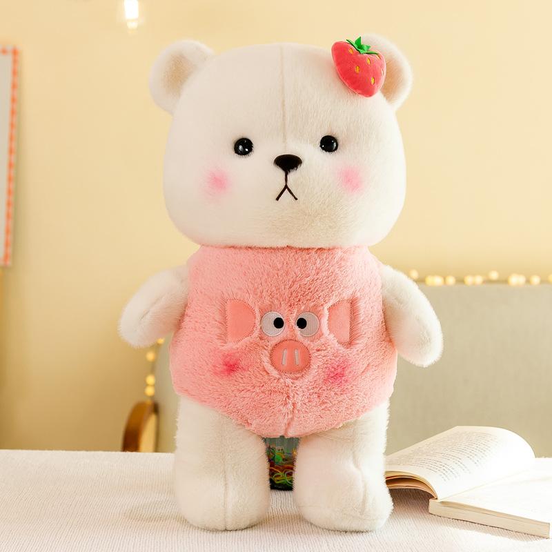 

Standing Lovable Lily Teddy Bear Plush Doll Short Plush Cuddly Toy Kids For 38cm рожевий