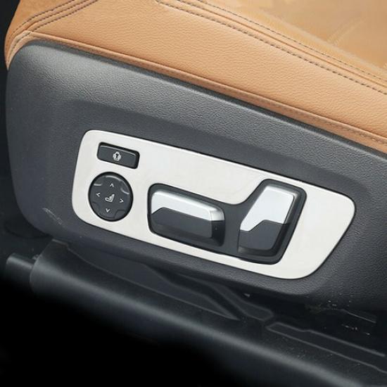 Car Front Seat Adjustment Button Panel Decoration Cover For BMW X5 G05 2019 2020