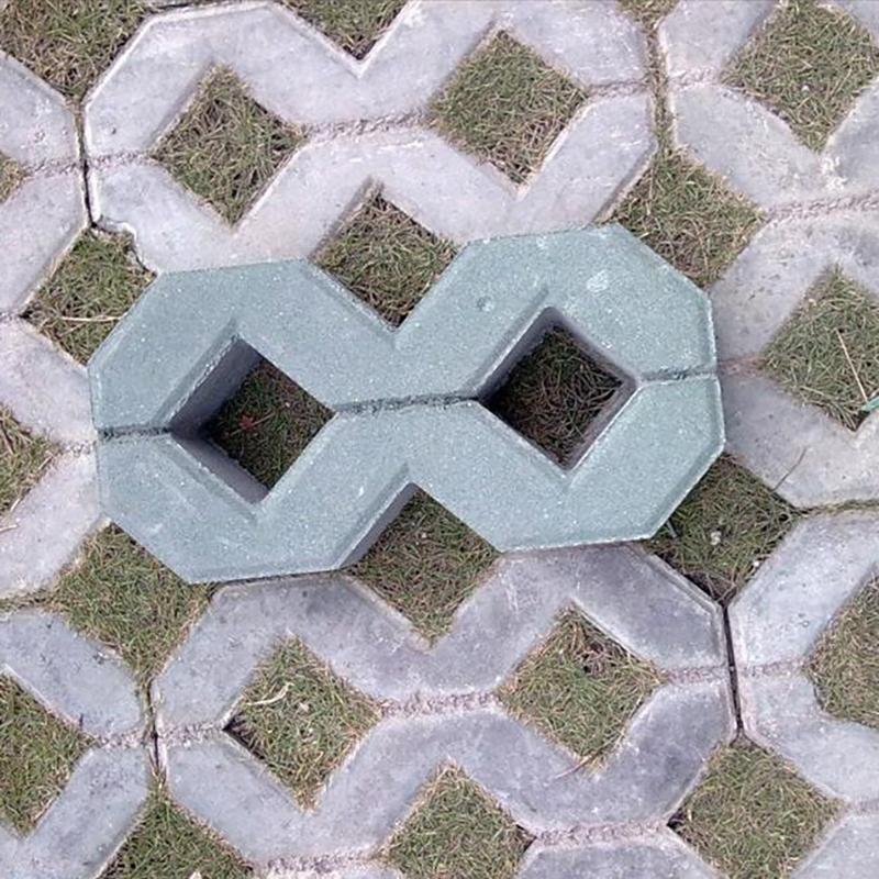 

Home Garden Courtyard Diy Path Maker Plastic Brick Mold Paving Mould Carving Stone Path Paving Road Walk Maker Mold білий