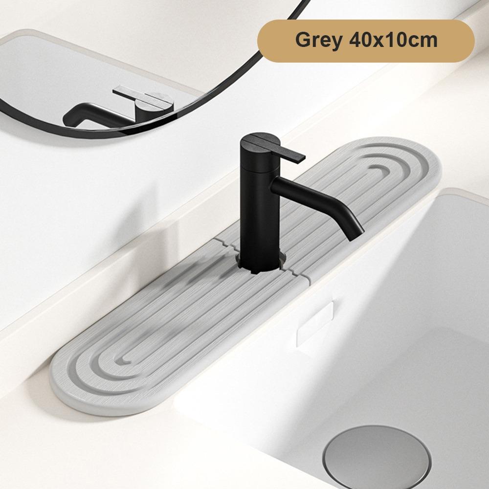 1Pairs Quick Dry Sink Splash Guard Super Absorbent Washbasin Mat Durable Drying Mats  Bathroom