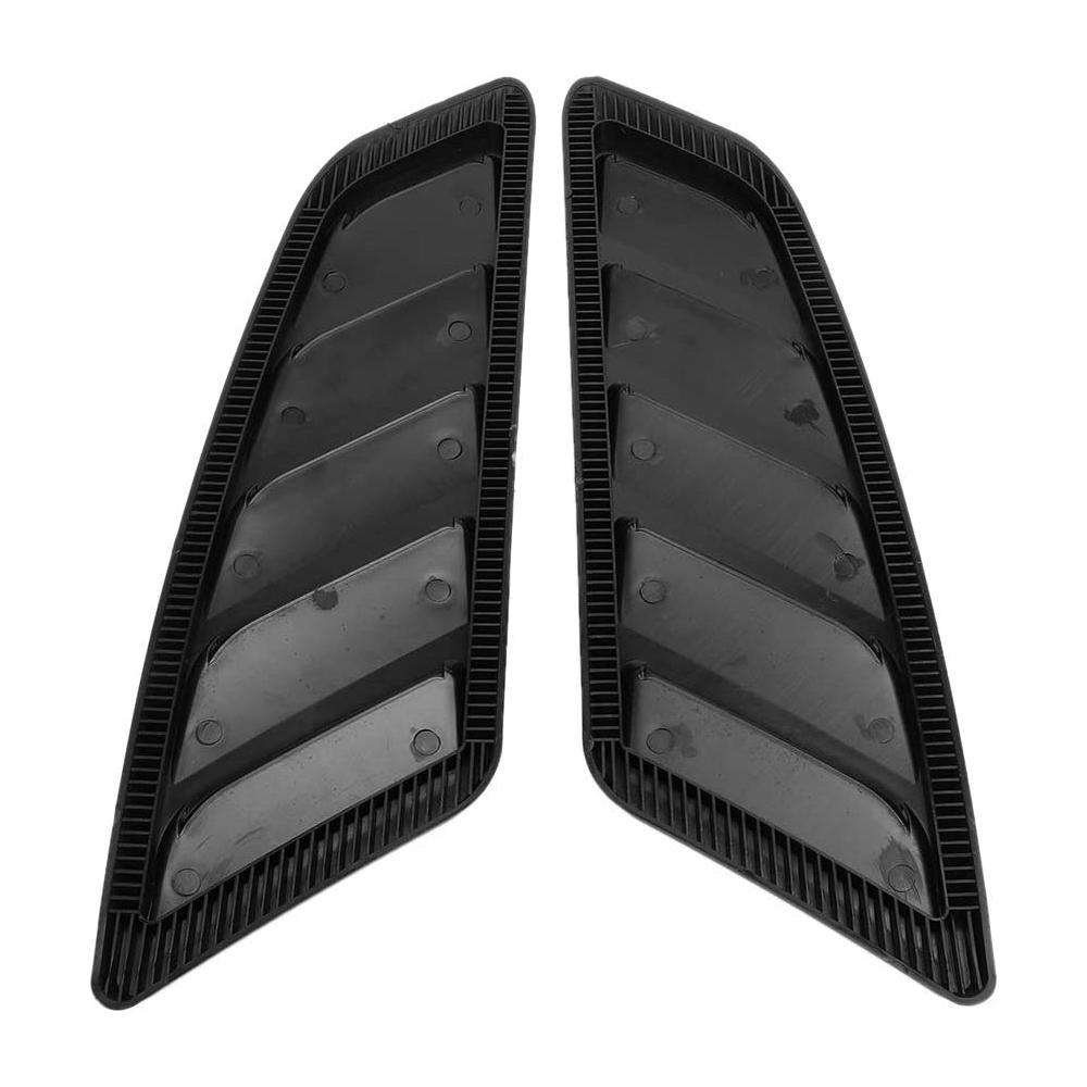 2 buc. Aerisiri pentru capotă pentru mașină-Aerisire pentru capotă pentru mașină pentru modificarea automată a capotei pentru ventilație pentru Ford Mustang 2015 2016 2017