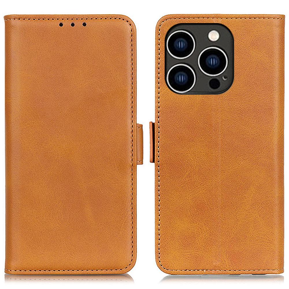 Für iPhone 16 Pro Hülle Magnetverschluss Leder Brieftasche Klapp Handyhülle