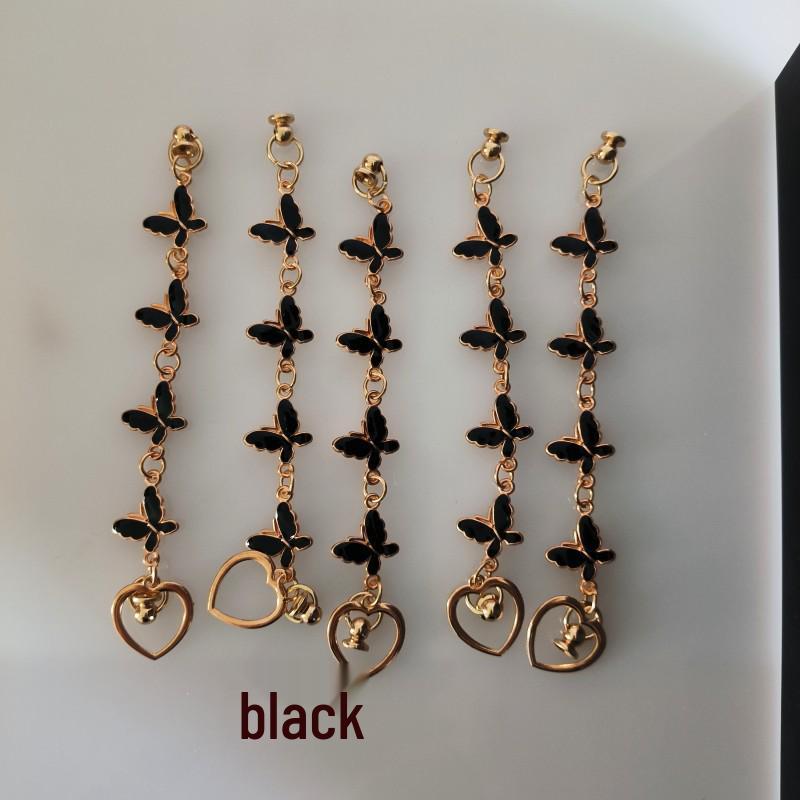 

Чехол для телефона с бабочкой, противоударной защитой, противоскользящей цепочкой и брелоком-шнурком на запястье