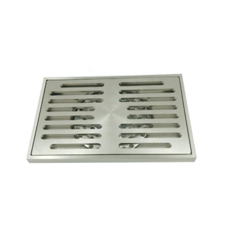 Factory SS 201/304 Anti-odor Floor Shower Drain for Bathroom (Silver,Brass) серебряный