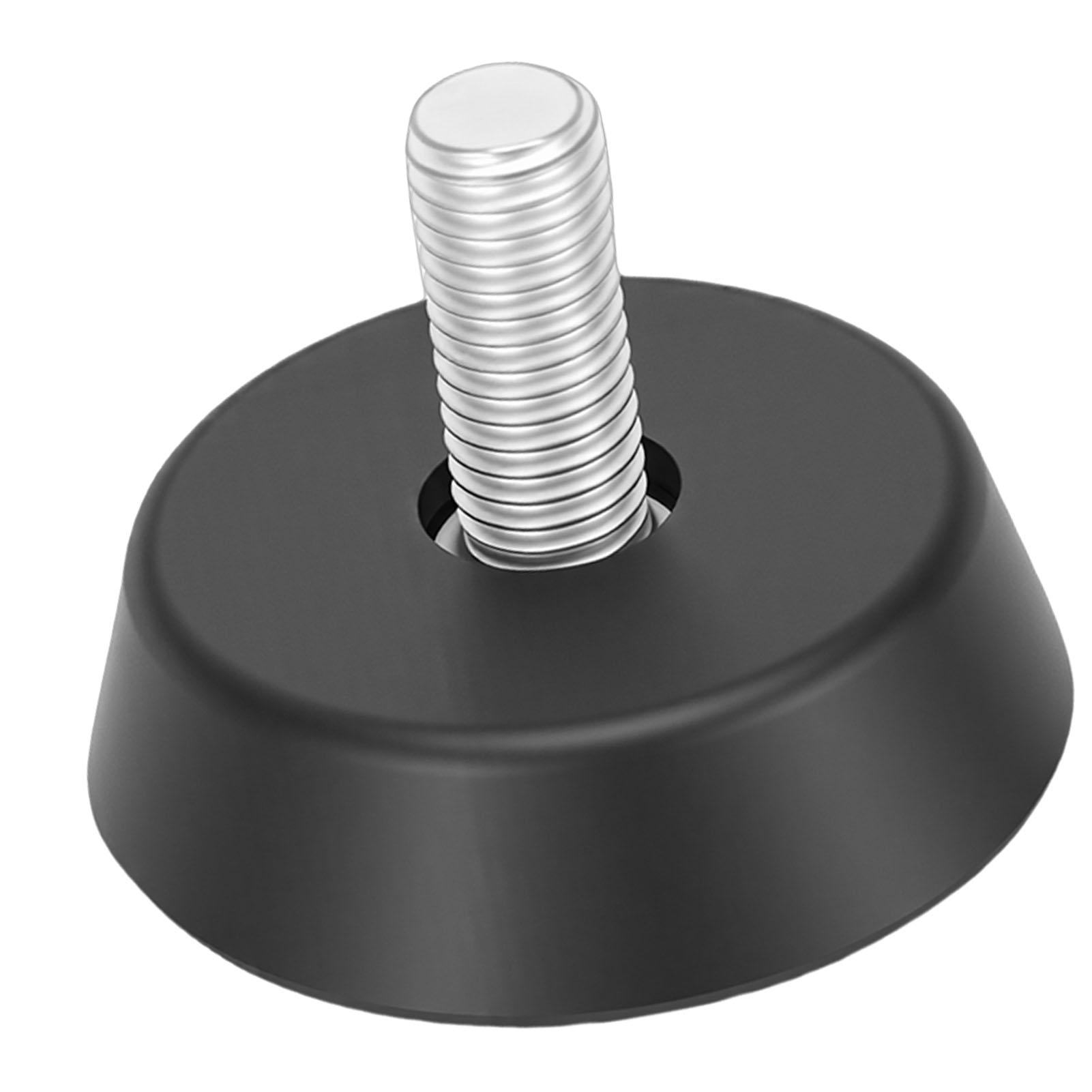 4 Pezzi Livellatori per Mobili 10x22mm Filetto Gomma Antiscivolo Avvitabili Piedini Livellanti per Tavolo Sedia Divano