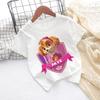 Cute Boys Girls Casuals Tops Summer Birthday Clothing Gift Hots Paw Patrol Kids Tshirts Kawaii Cartoon Character Printed Shirts