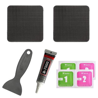 2er-Pack Vliesstoff Trampolin Reparaturflicken Abdichtung Quadratisch Zuschneidbar Trampoline Zeltflicken Klebeband Aufkleber Zubehör