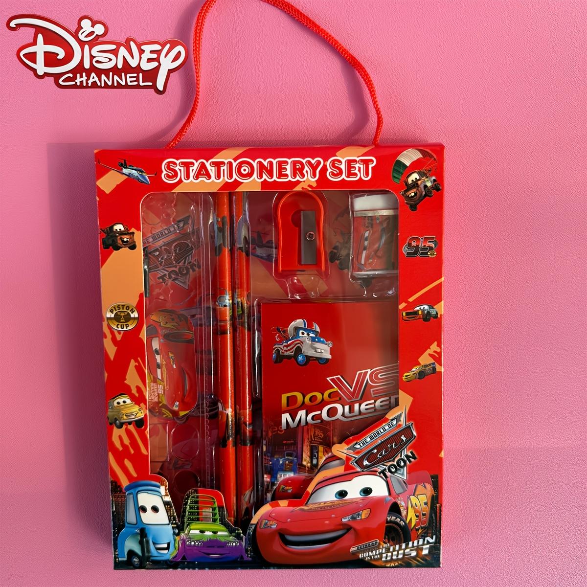 

Подарочный набор канцелярских принадлежностей Disney Тачки, 6 предметов, включая карандаши, блокнот, точилку, ластик и линейку, Подарок-стимул для ученика 6pcs