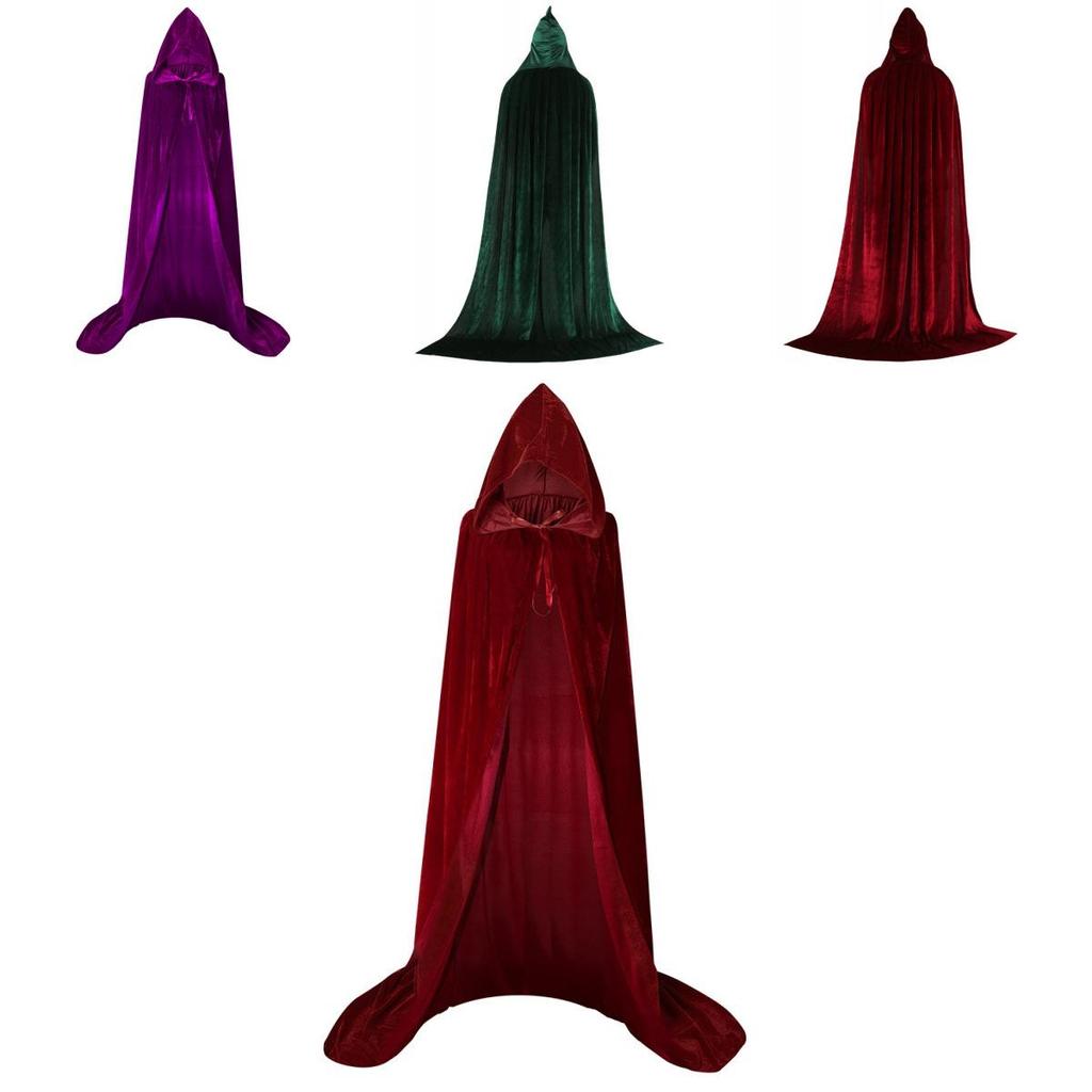 Hocus Pocus 2 Sorcerer Cape Halloween Cosplay Garment For Teens And Adults