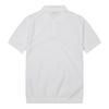 FERRAROMILANO Men'S Comfortable Pique Collar Short Sleeve Sweater Ivory (Aeca20261)