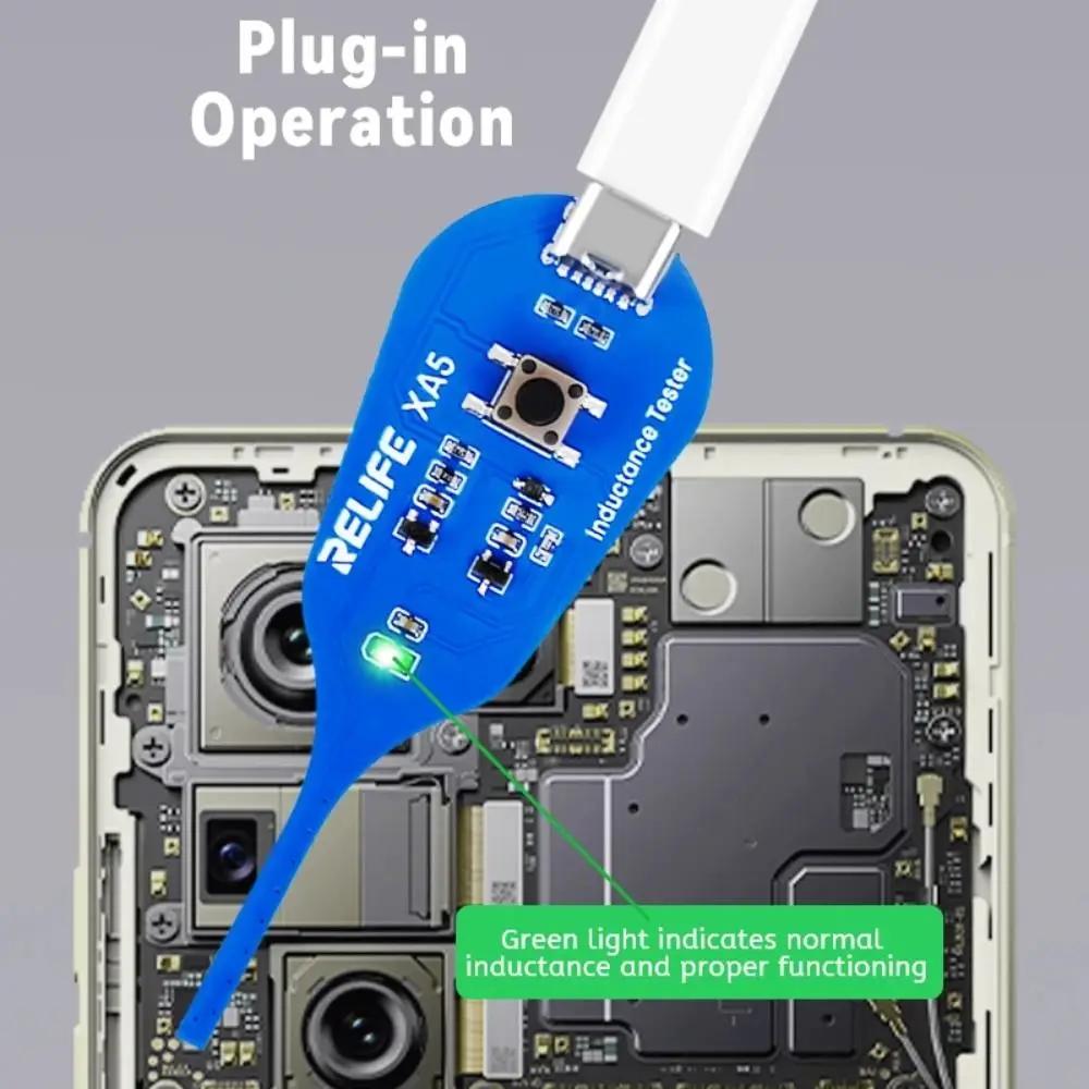 Elektromagnetische Inductie Inductietester Snelle Foutcontrole Eenvoudig te Gebruiken Moederbord Spoel Tester Hoge Nauwkeurigheid Draagbaar