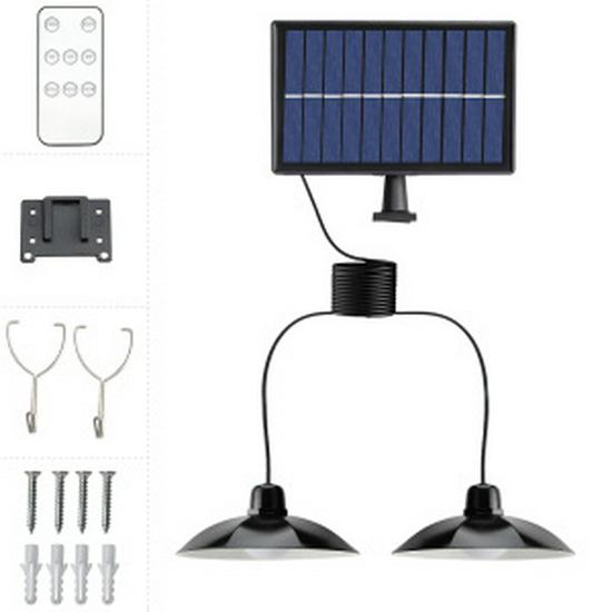 Waterproof Solar-Powered Motion Sensor Outdoor Light for Courtyard or Roadway