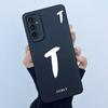 For Samsung Galaxy M13 4G M23 F23 Buddy 2 5G Cover Case Initial Letter Silicone Soft Phone Bumper for Samsung SM-M135F Casing