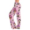 Womens Pajama Pants Sleepwear Casual Drawstring Elastic Waist Pants Comfy Straight Yoga Loose Trousers