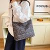 Trendy Korean Chic Autumn Fashion Aesthetic Tote Bag Stylish Shoulder Bag With Soft Fabric