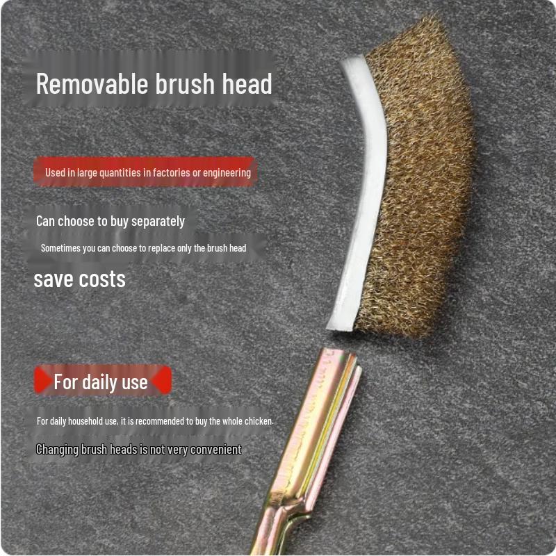 Muke Wire Brush Set with Iron Handle