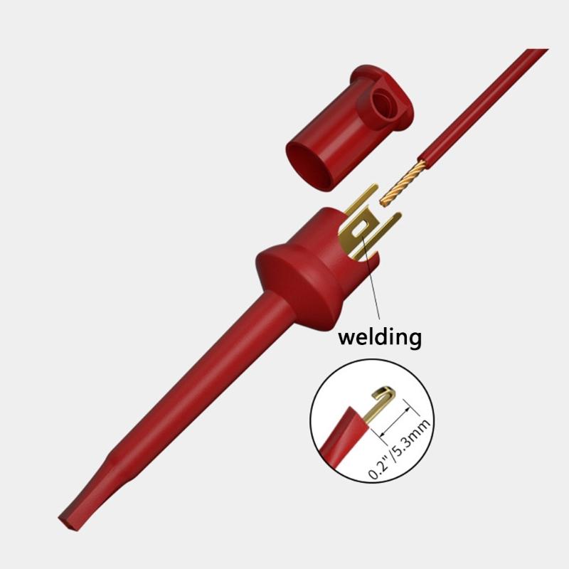 Strong  Insulated Banana Plugs Test Probes Featuring Alligators Clip & Heat Resistant Designs Electrical Test Probes Set