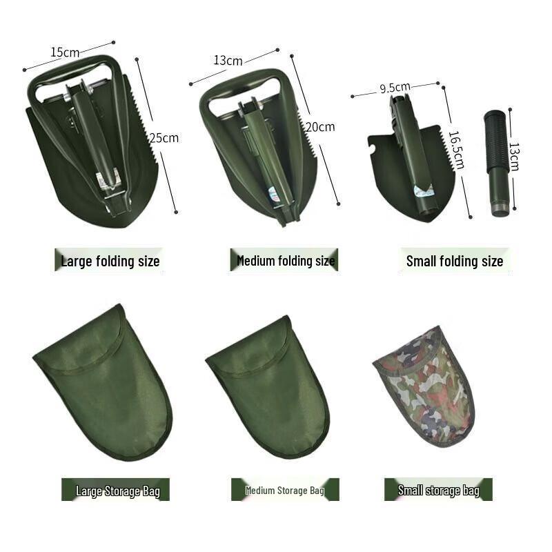 Multifunctional Folding Military Shovel