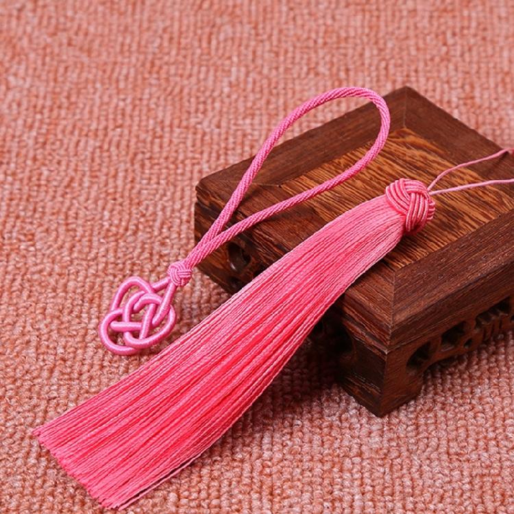 Artistic Chinese Style Tassels Accessory Keyring Pendant Chain Polyester Keychain Decoration For Everyday Use