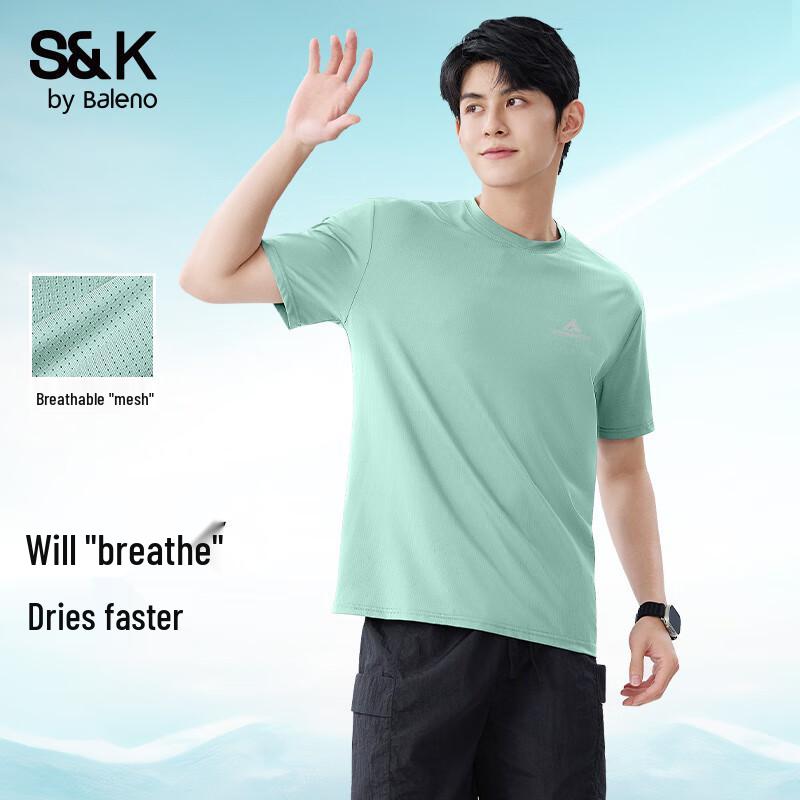 Baleno Men s S&K Ice Silk Quick-Dry T-Shirt 4XL