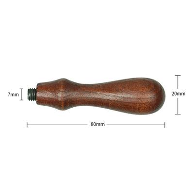 1 st lacksigill trähandtag DIY hantverksverktyg Retro kuvertförseglingshandtag vaxverktyg 8x2 cm stämpelrulle dekoration