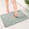 Sponge Bathroom Cashmere Thickening Mat Bath Non-slip Carpets In Wash Basin Bathtub  Floor Rug Shower Room Doormat Memory Foam 3D Pad