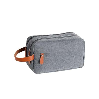 Waterproof Men Wash Bag Cosmetic Storage Handle Travel Storage Bag Skincare Organizer Zippered Makeup Bag Toiletries