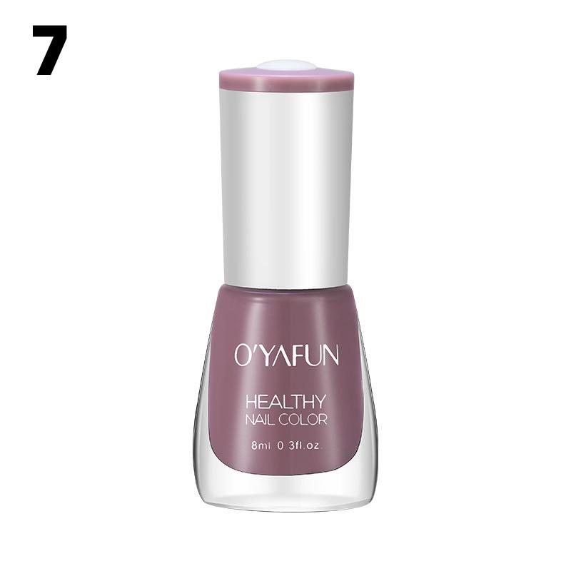 Nail Polish Can Be Peeled Off Without Baking, Quick Drying, Healthy Nude Color Sequins Nail Art Set, Can Be Peeled Off and Protected Nail Polish