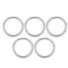 5PCS Welded O Ring Stainless Steel Marine Grade Round Ring for Sailing Diving Luggages4x30mm