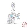 copper Star Shape Moon Sun Couple Magic Wheel of Fortune Justice Tarot Cards Pendants Compatible With Bracelets Do It Yourself Birthday Jewellery