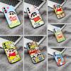 C-S-C-Crayon -Shin-chan Black Soft Silicone Phone Case for Samsung Galaxy A73, A71, A72, A70, A53, A52, A51