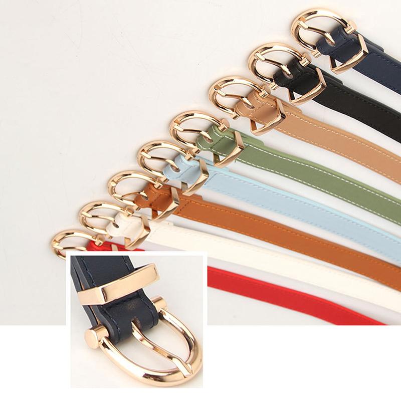 Leather Female Belt Strap Black Brown Green Women Belts Ladies Dress Belt Girls