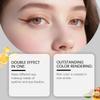 Penna Eyeliner 2in1 Formula Anti-Macchia Impermeabile Lunga Tenuta Trucco Quotidiano per Principianti Applicazione Fluida Eyeliner Ombretto