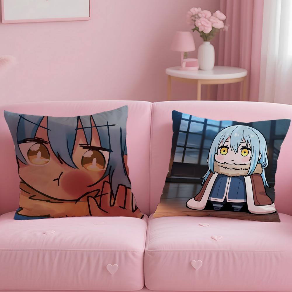 That Time I Got Reincarnated As a Slime Cushion Cover Comfortable Reversible Pillow Cover Ideal for Car Sofa Bedroom & Beyond
