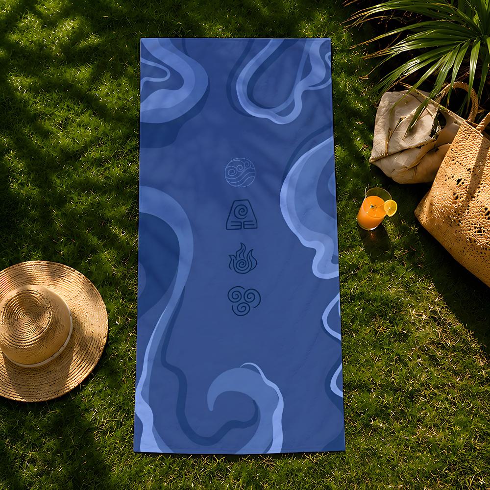 Cartoon A-Avatar T-The L-Last A-Airbender Towel Beach Towel, Quick Drying Absorbent Bath Towel For Swim,Gym,Camping,Outdoor Hot